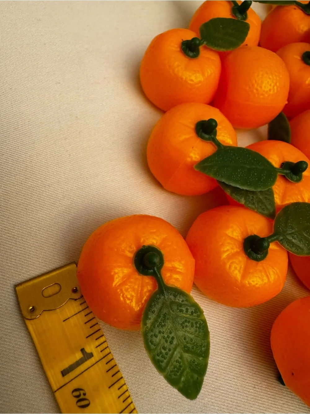 Decorative Artificial Mini Orange Fruit Accents - Bright Orange